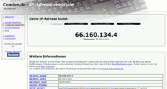 Desktop Screenshot of ip.comlex.de
