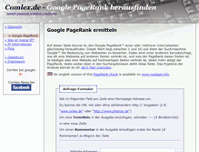 Tablet Screenshot of google-pagerank-ermitteln.comlex.de