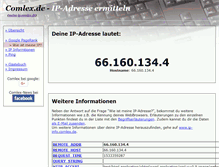 Tablet Screenshot of meine-ip.comlex.de