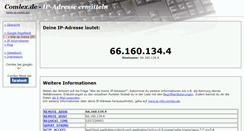 Desktop Screenshot of deine-ip.comlex.de