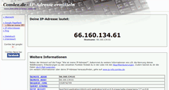 Desktop Screenshot of finde-deine-ip-heraus.comlex.de