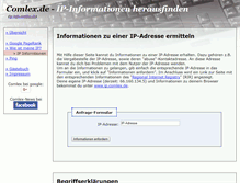 Tablet Screenshot of ip-info.comlex.de