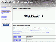 Tablet Screenshot of ip-herausfinden.comlex.de
